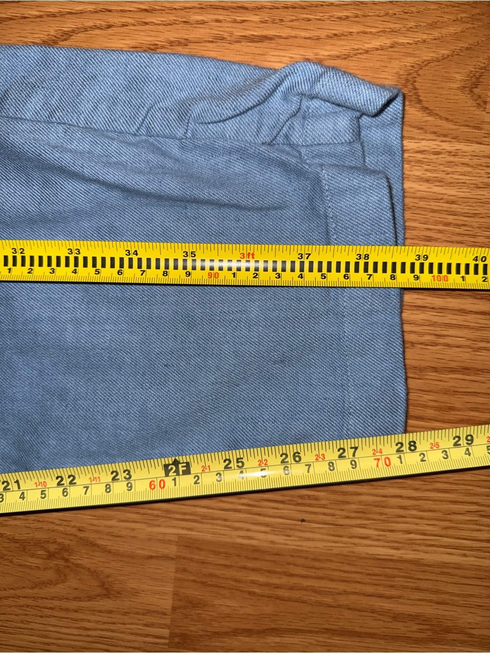 Tommy bahama Light Blue Men's Casual Cotton-Linen Pants XL preppy beach vacay - Picture 4 of 9